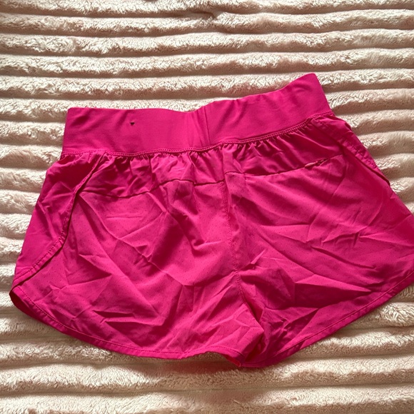 Asics Women's Bright Pink Athletic Shorts - Picture 3 of 4